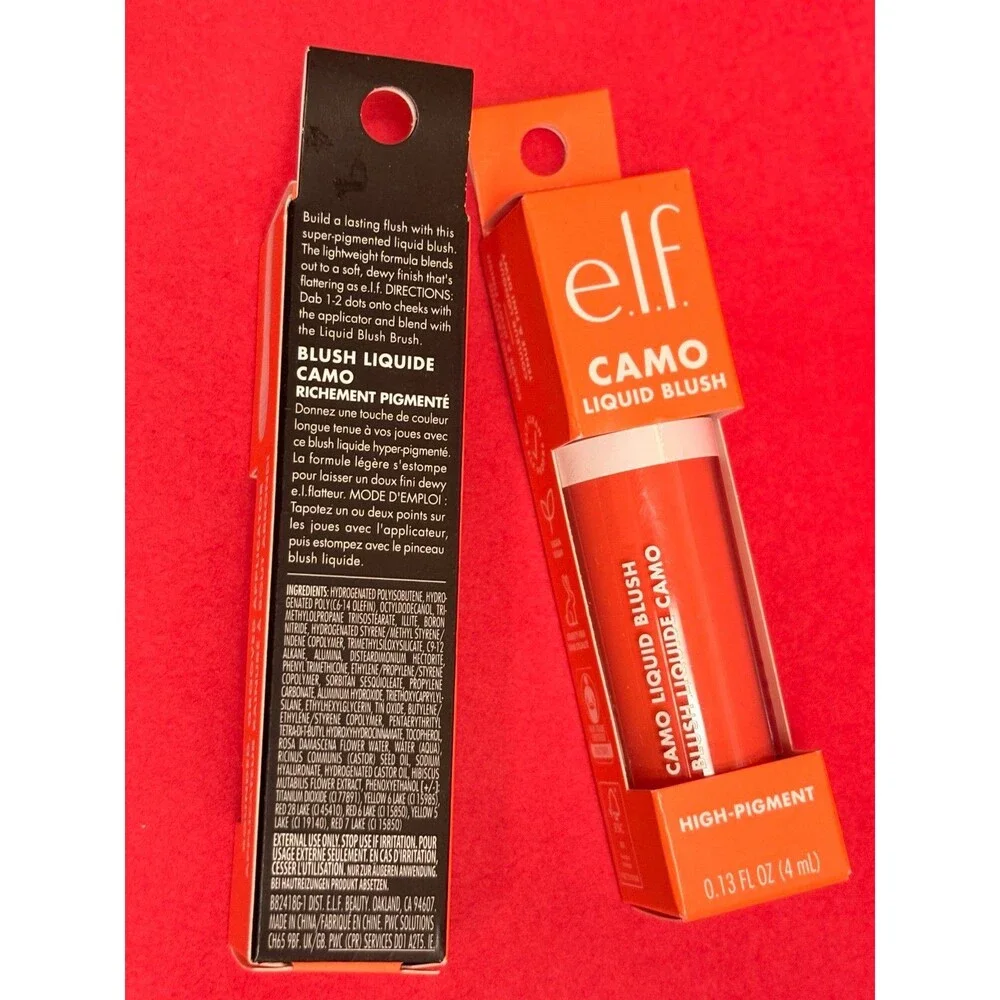 e.l.f. Camo Liquid Blush Coral Crush Set of 2 New in packaging